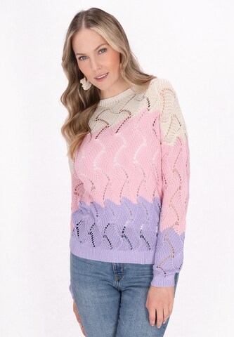 usha FESTIVAL Pullover in Pink: Vorderseite