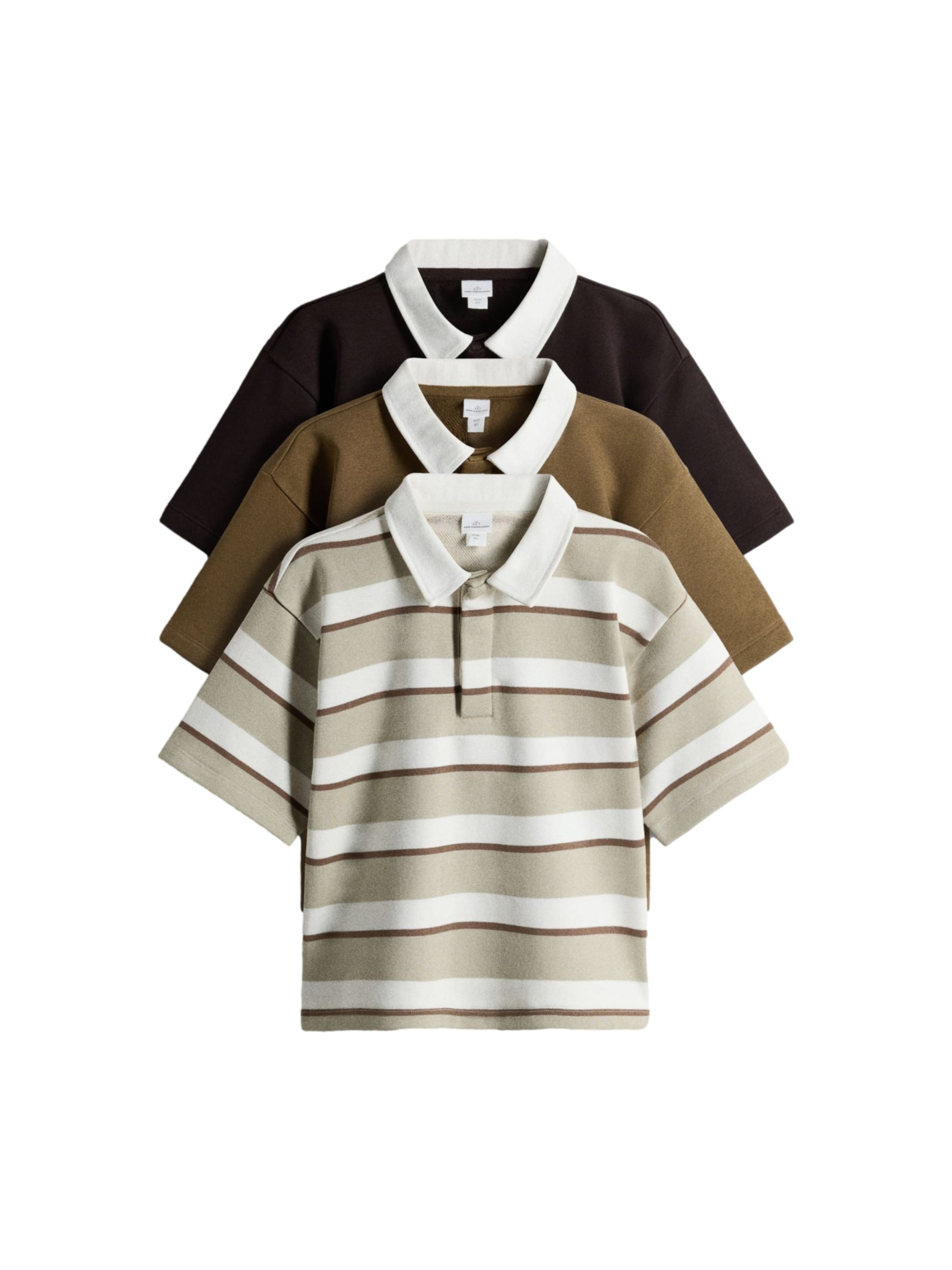 T-Shirt The Set en marron : devant