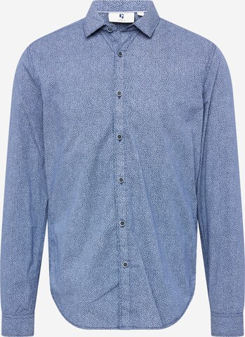 Coupe regular Chemise GARCIA en bleu : devant