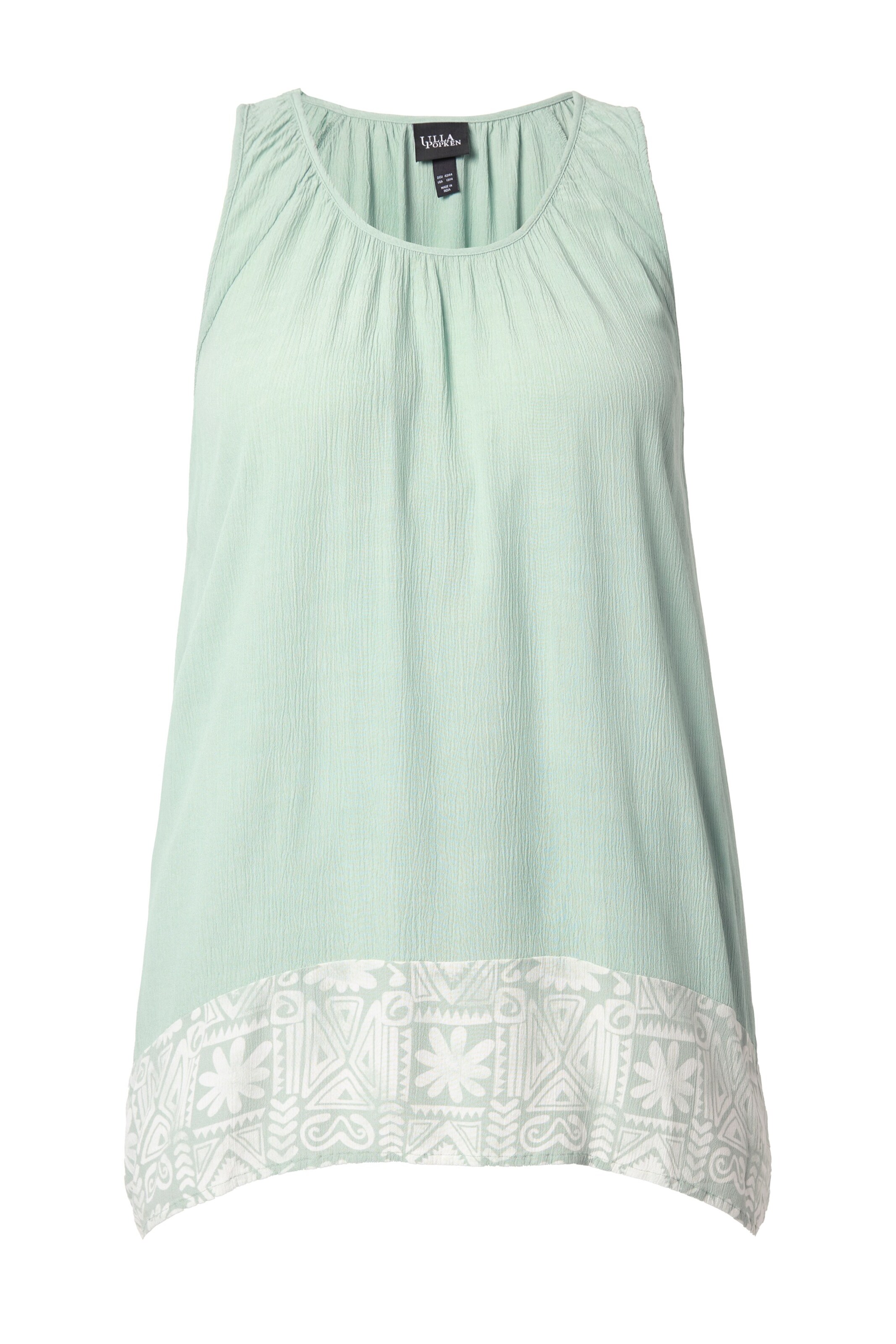 Ulla Popken Blouse in Groen: voorkant