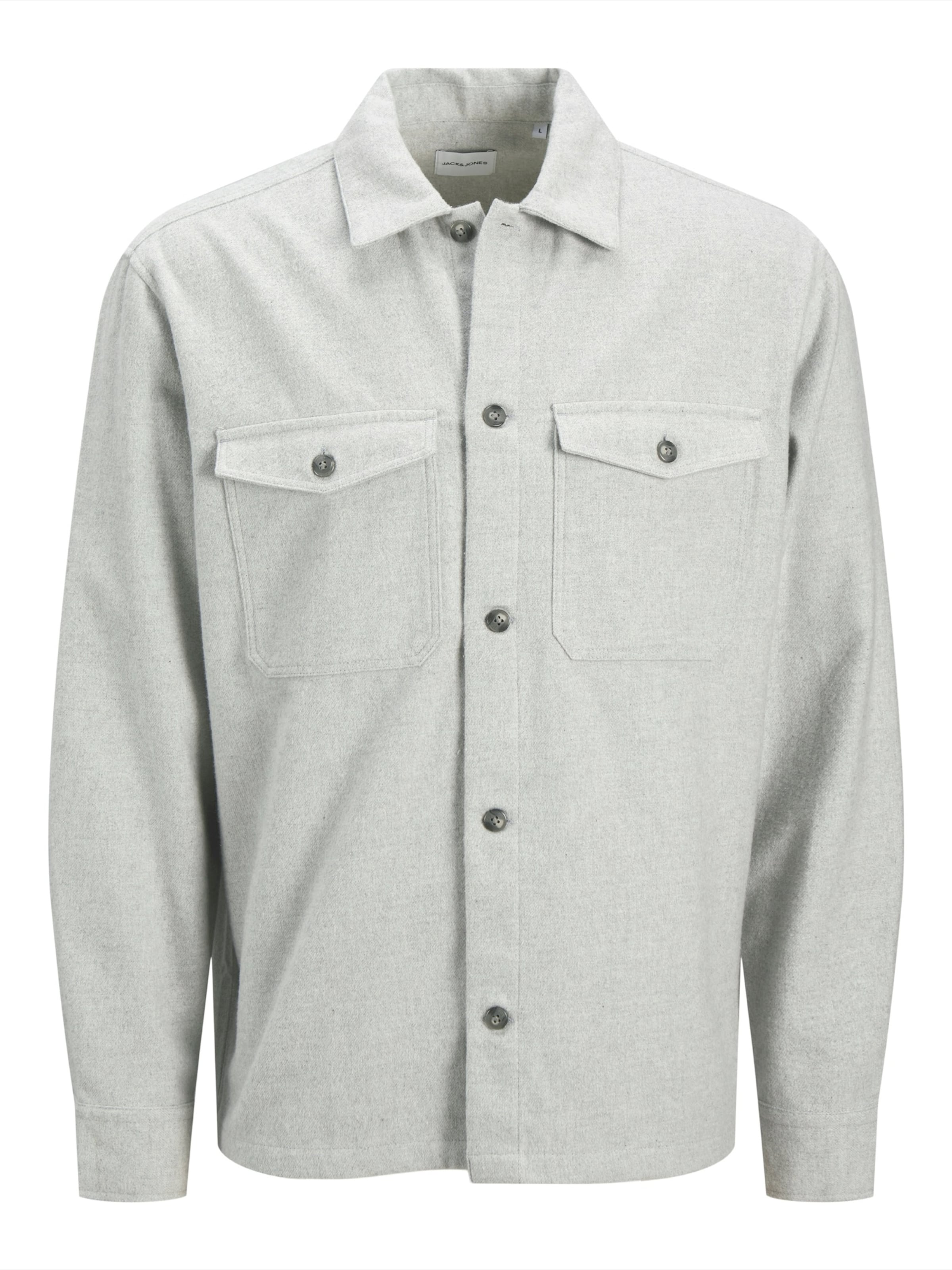 JACK & JONES Between-Season Jacket 'JJEPERFECT' in Grey: front