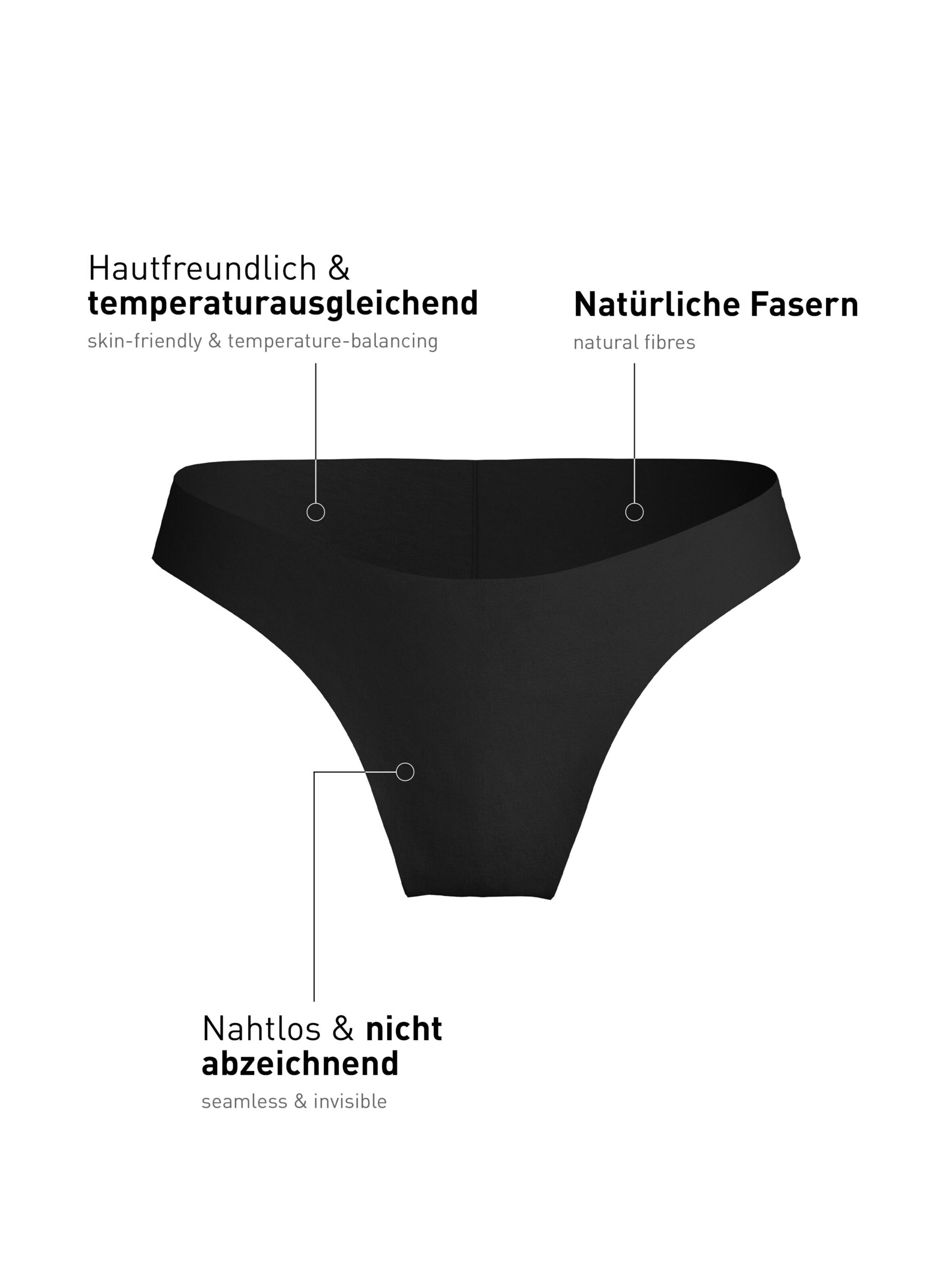 CALIDA Slip 'Natural Skin' in Zwart
