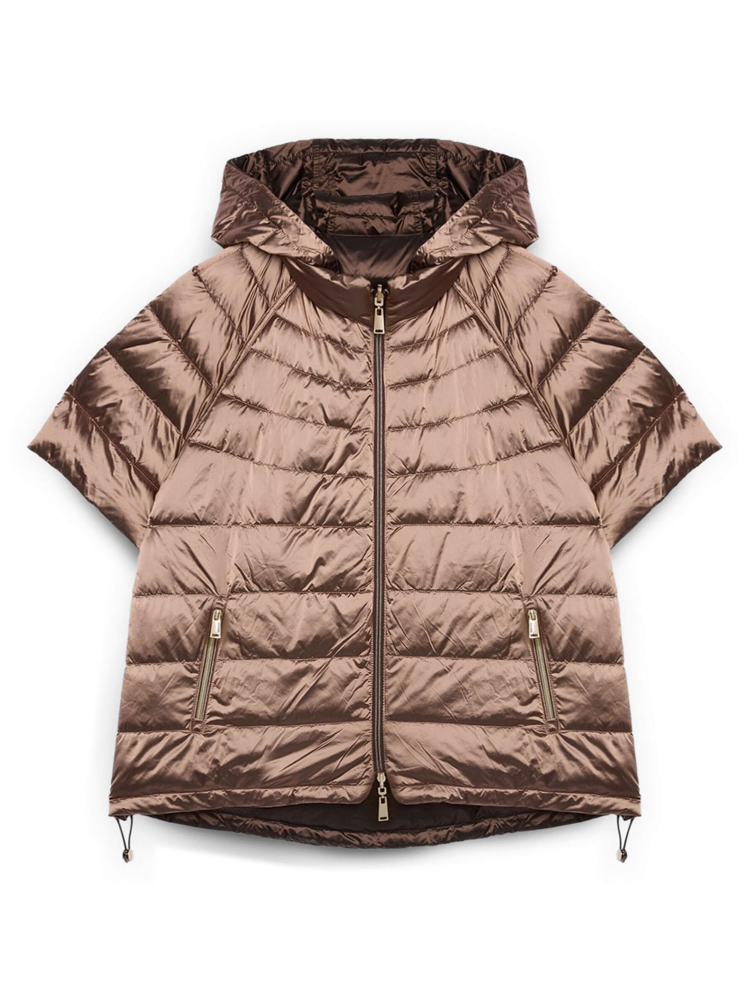 Fiorella Rubino - Chaqueta de invierno en marrón: frente