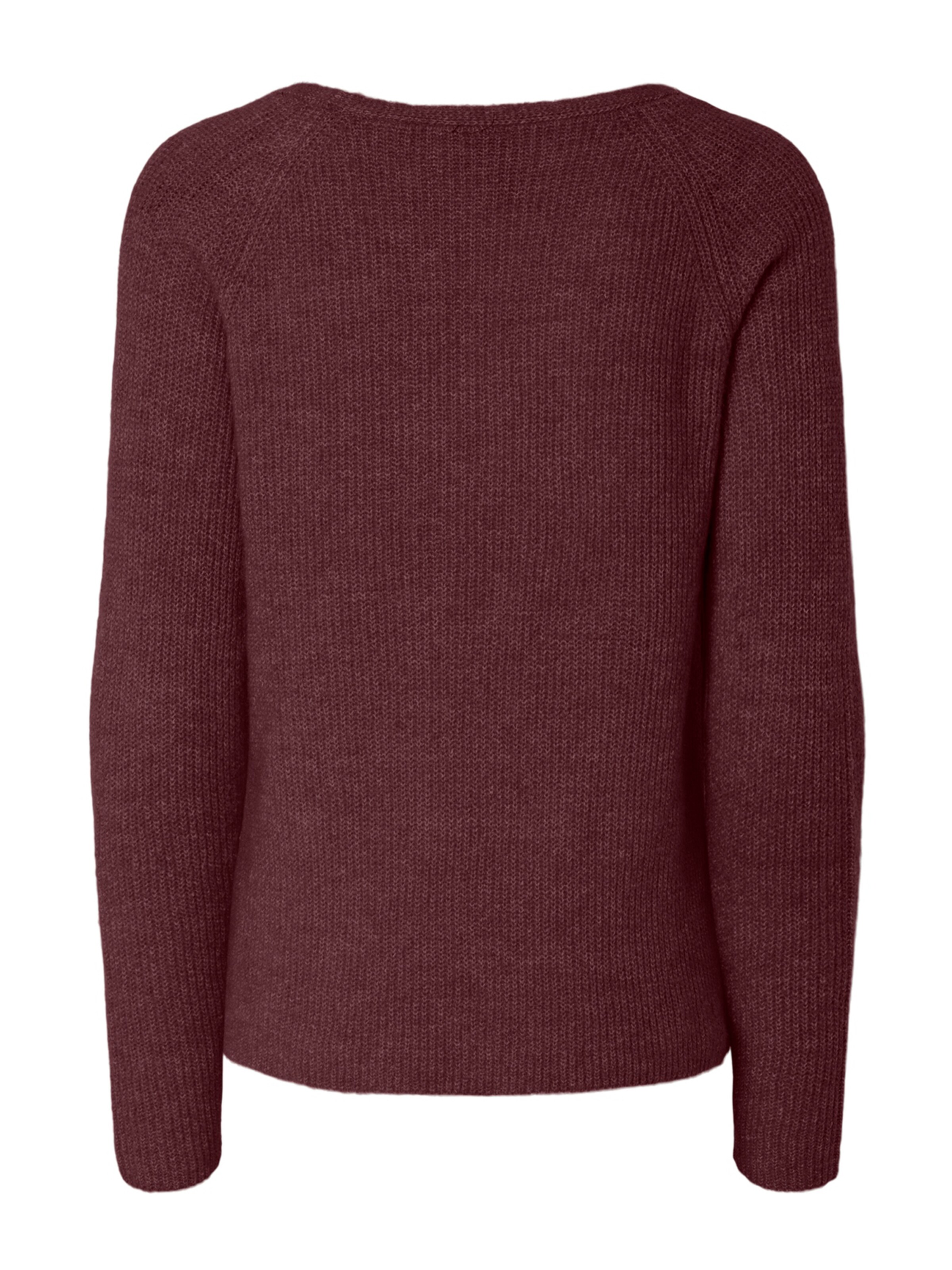PIECES Sweater 'PCELLEN' in Red