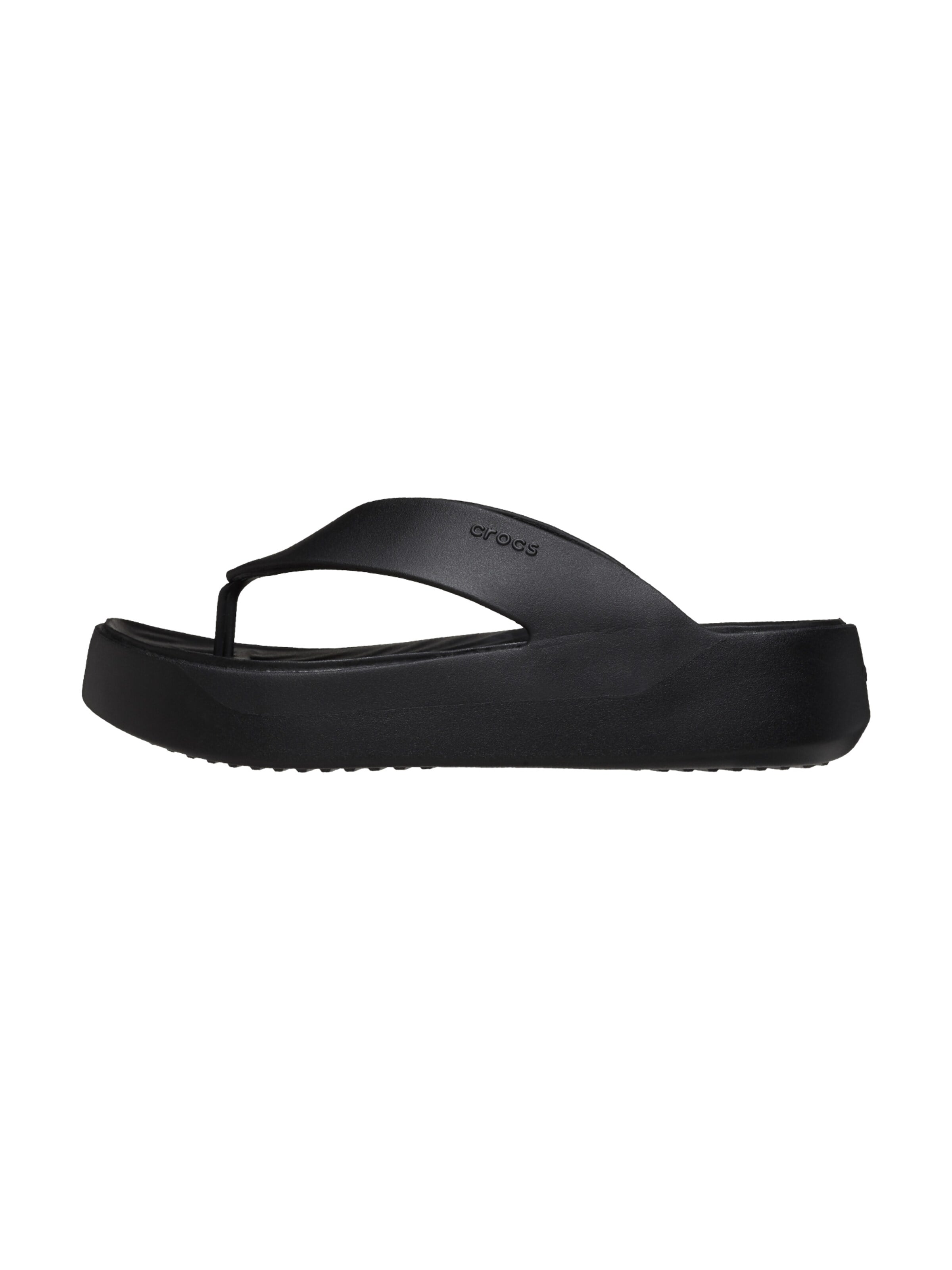Crocs Sandały 'Getaway Platform Flip – Sandalen zum Hineinschlüpfen' w kolorze czarny