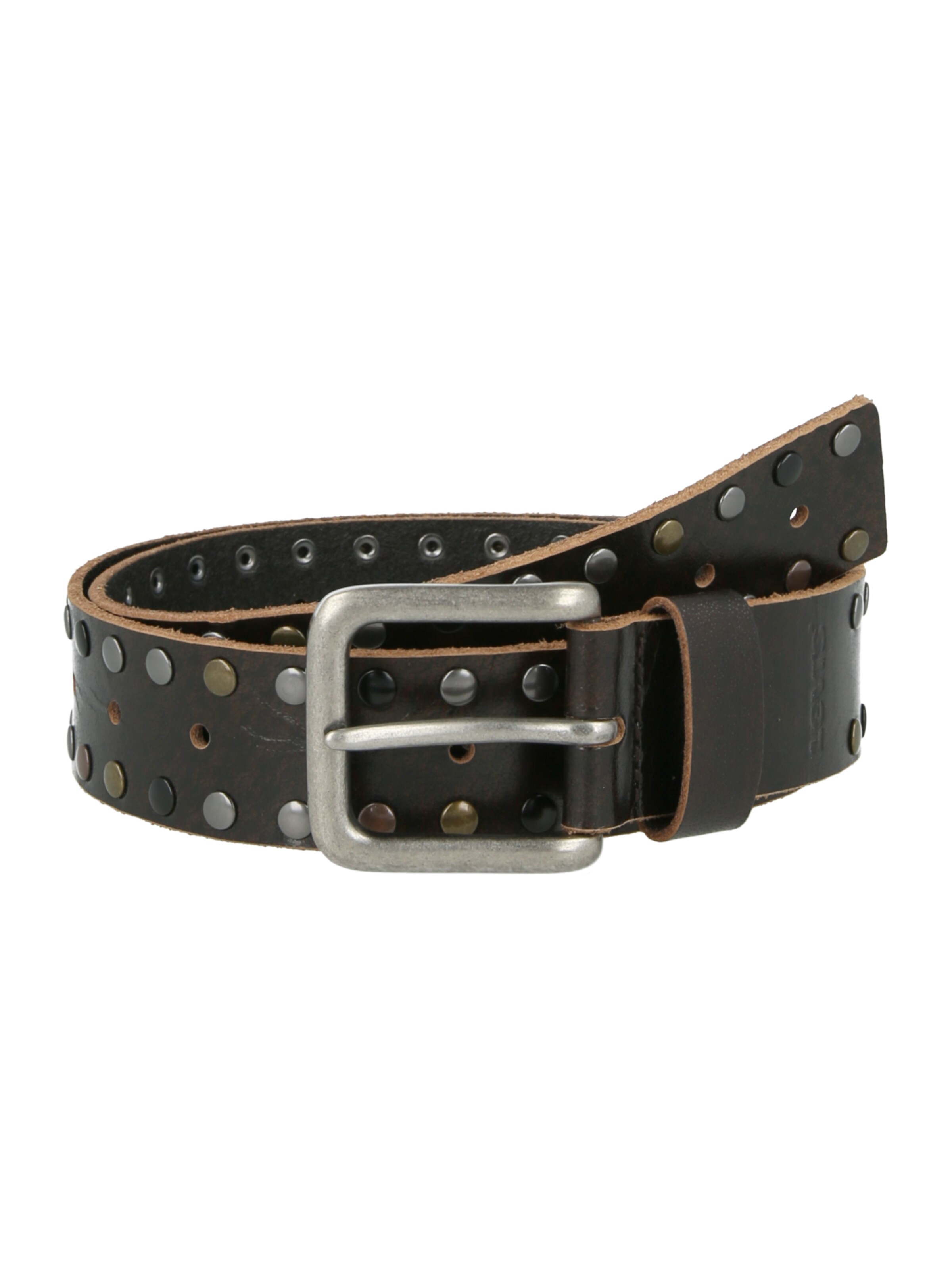 LEVI'S ® Bælte 'MARCO' i sort: forside