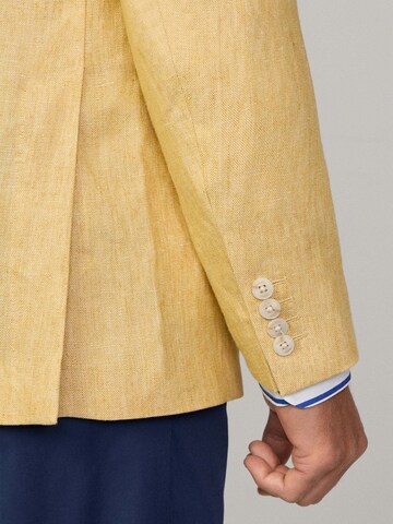 Coupe regular Veste de costume Hackett London en jaune