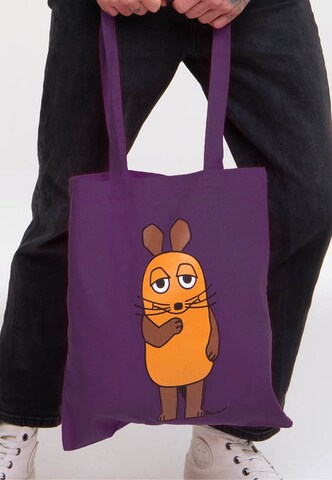 LOGOSHIRT Shopper in Purple