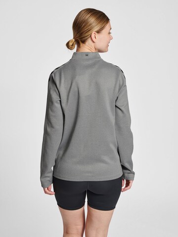 Hummel Sports sweat jacket in Grey