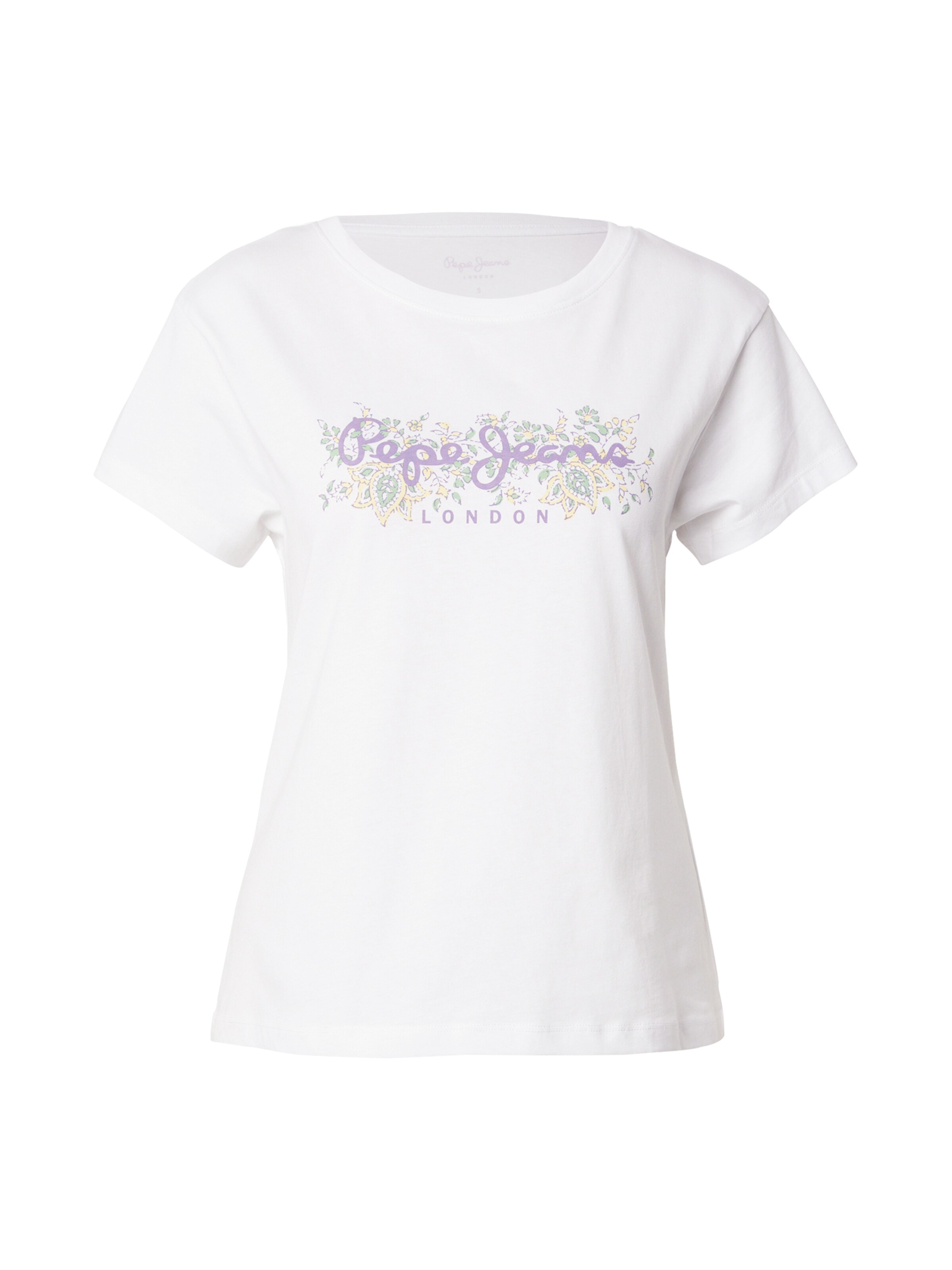 Pepe Jeans Tričko 'Ava' - svetlomodrá / žltá / zelená / fialová, Produkt