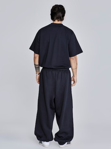 Wide Leg Pantalon 'Essentials' SikSilk en noir