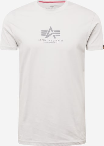 T-Shirt ALPHA INDUSTRIES en gris : devant
