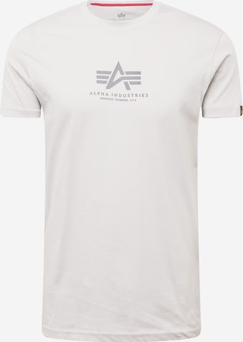 ALPHA INDUSTRIES T-Shirt in Grau: predná strana