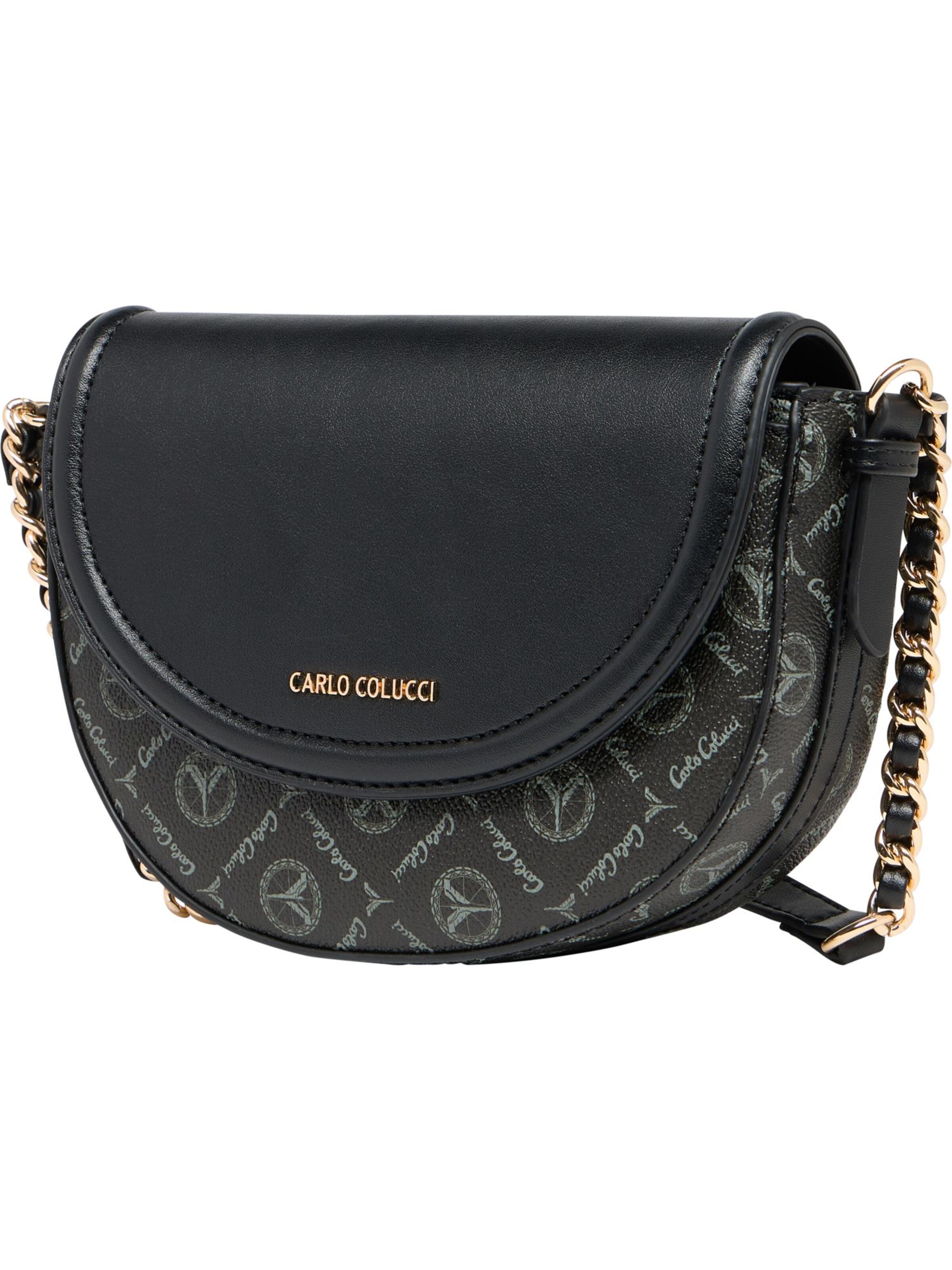 Sac bandoulière Carlo Colucci en noir