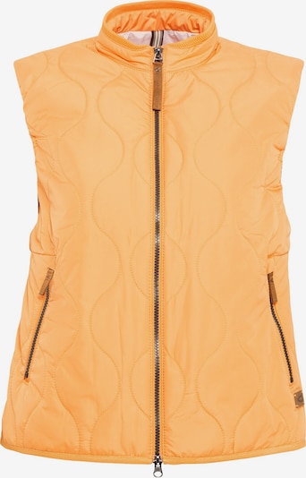 CAMEL ACTIVE Kurze Steppweste aus recyceltem Polyester in orange, Produktansicht