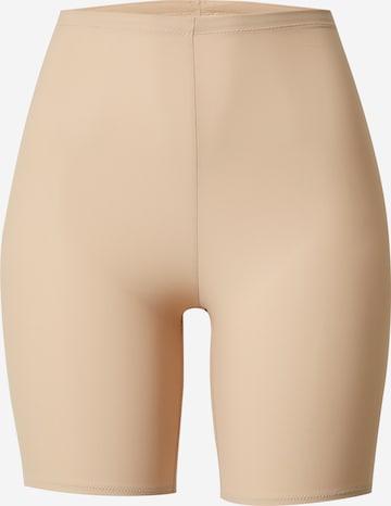 Pantaloni modellanti di Lindex in beige: frontale