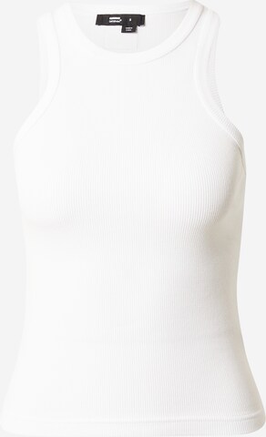 Dr. Denim Top 'Amelie Singlet' in White: front