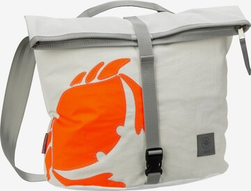 360 Grad Crossbody Bag 'Tender City' in White: front