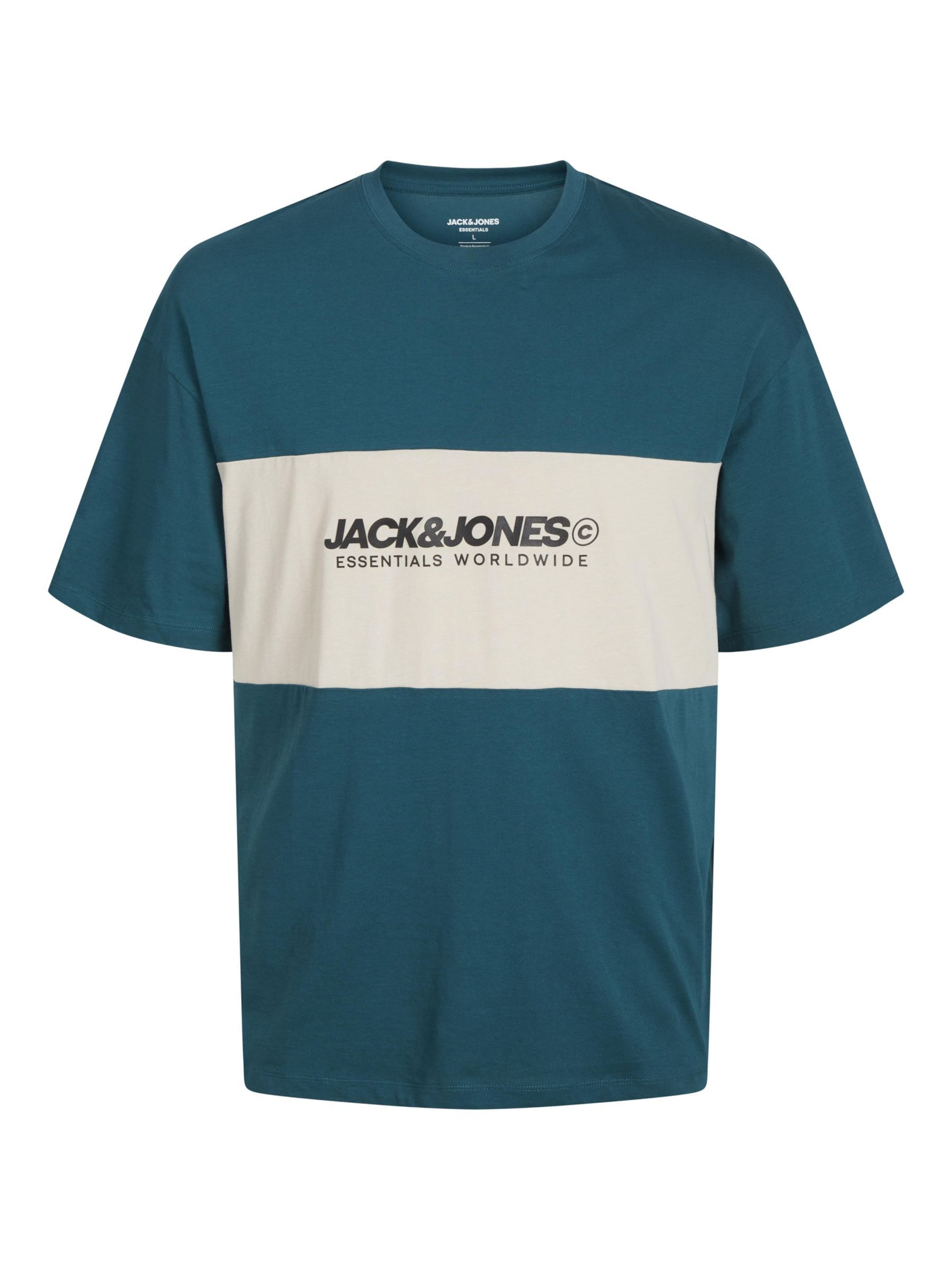 JACK & JONES T-Shirt 'JJELegacy' in Blau: Vorderseite