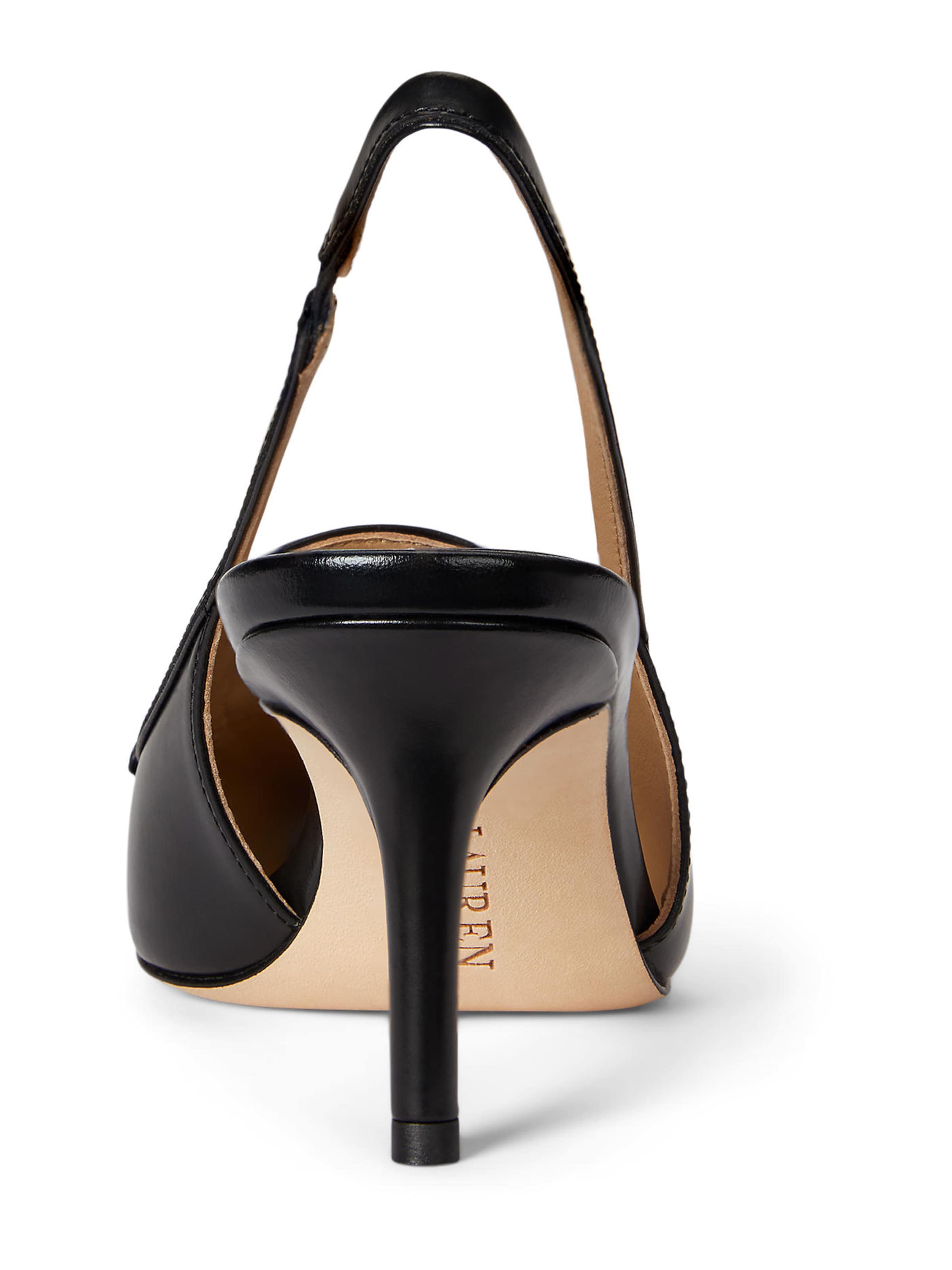 Lauren Ralph Lauren Lodičky s otvorenou pätou 'KHLOE' - Čierna