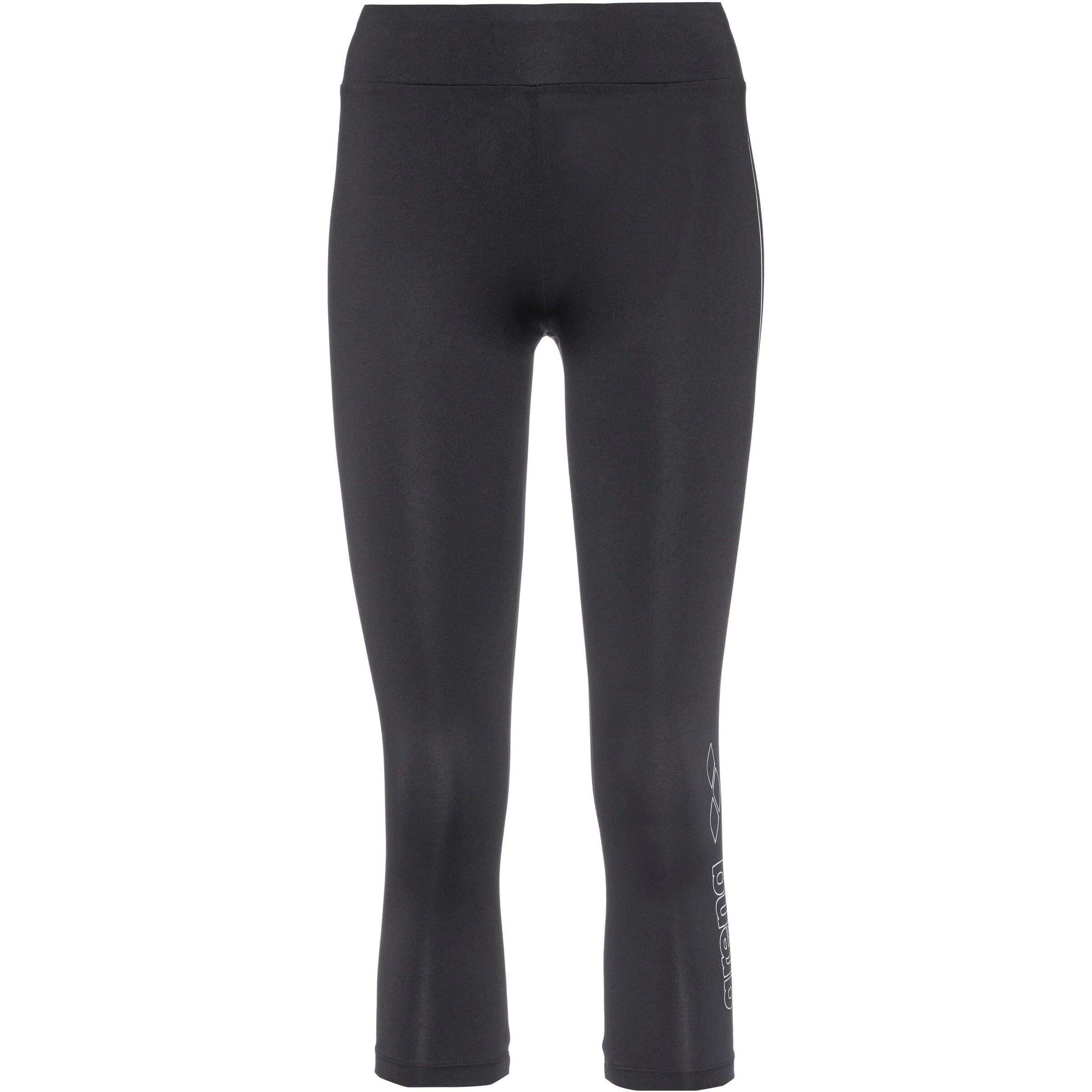 ARENA Skinny Workout Pants in Black: front