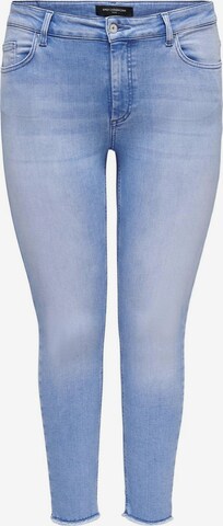 ONLY Carmakoma - Skinny Calças de ganga em azul: frente