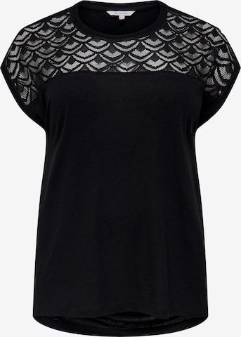 T-shirt 'Flake' ONLY Carmakoma en noir : devant