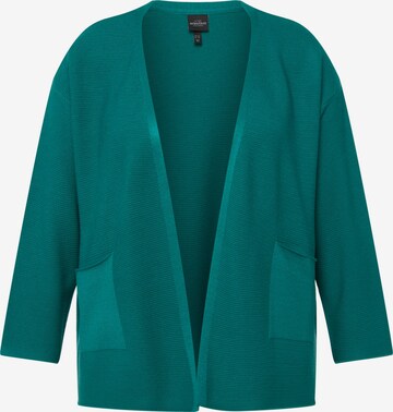 Ulla Popken Knit Cardigan in Green: front