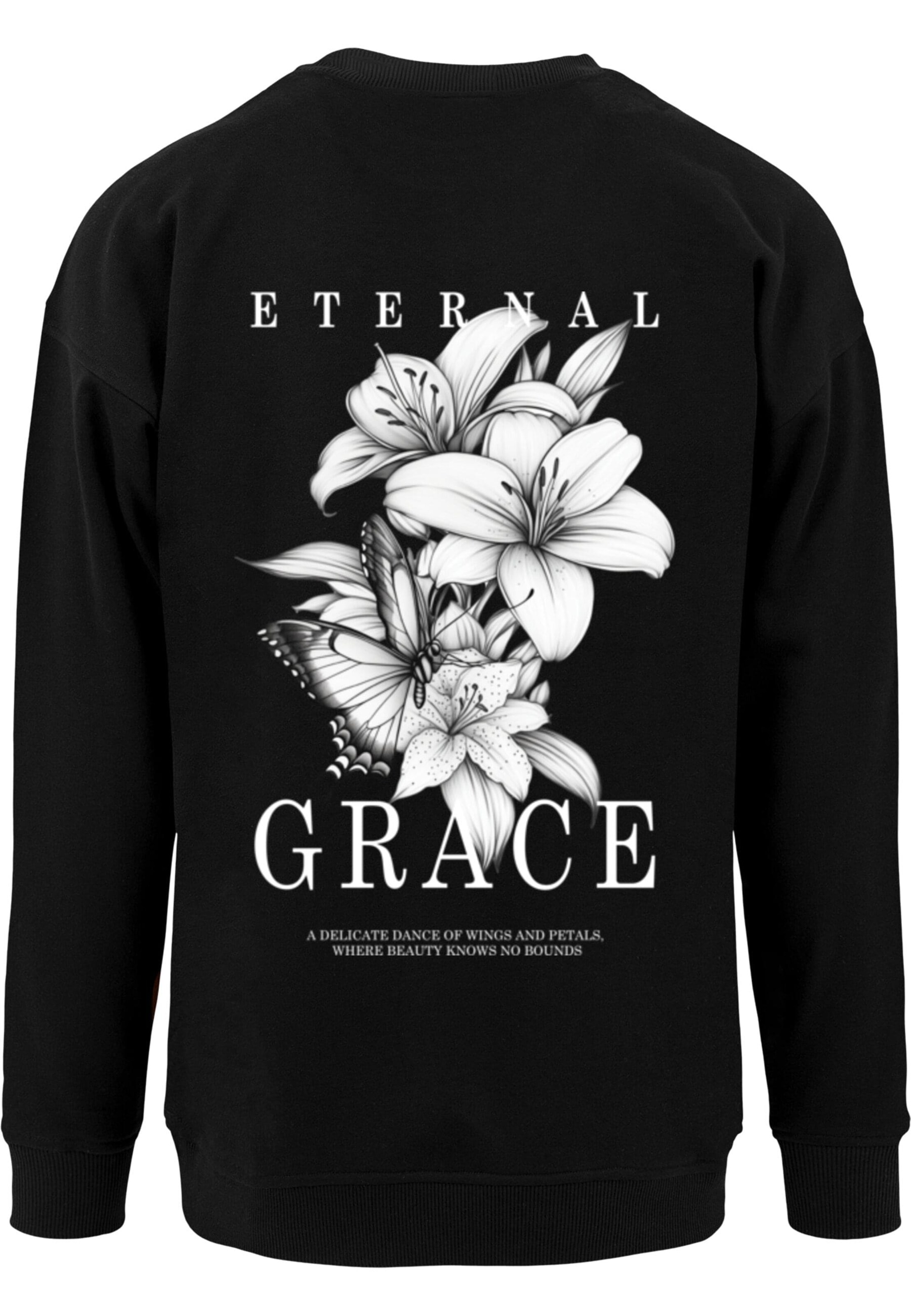 Merchcode Sweatshirt 'Eternal Grace' in Zwart