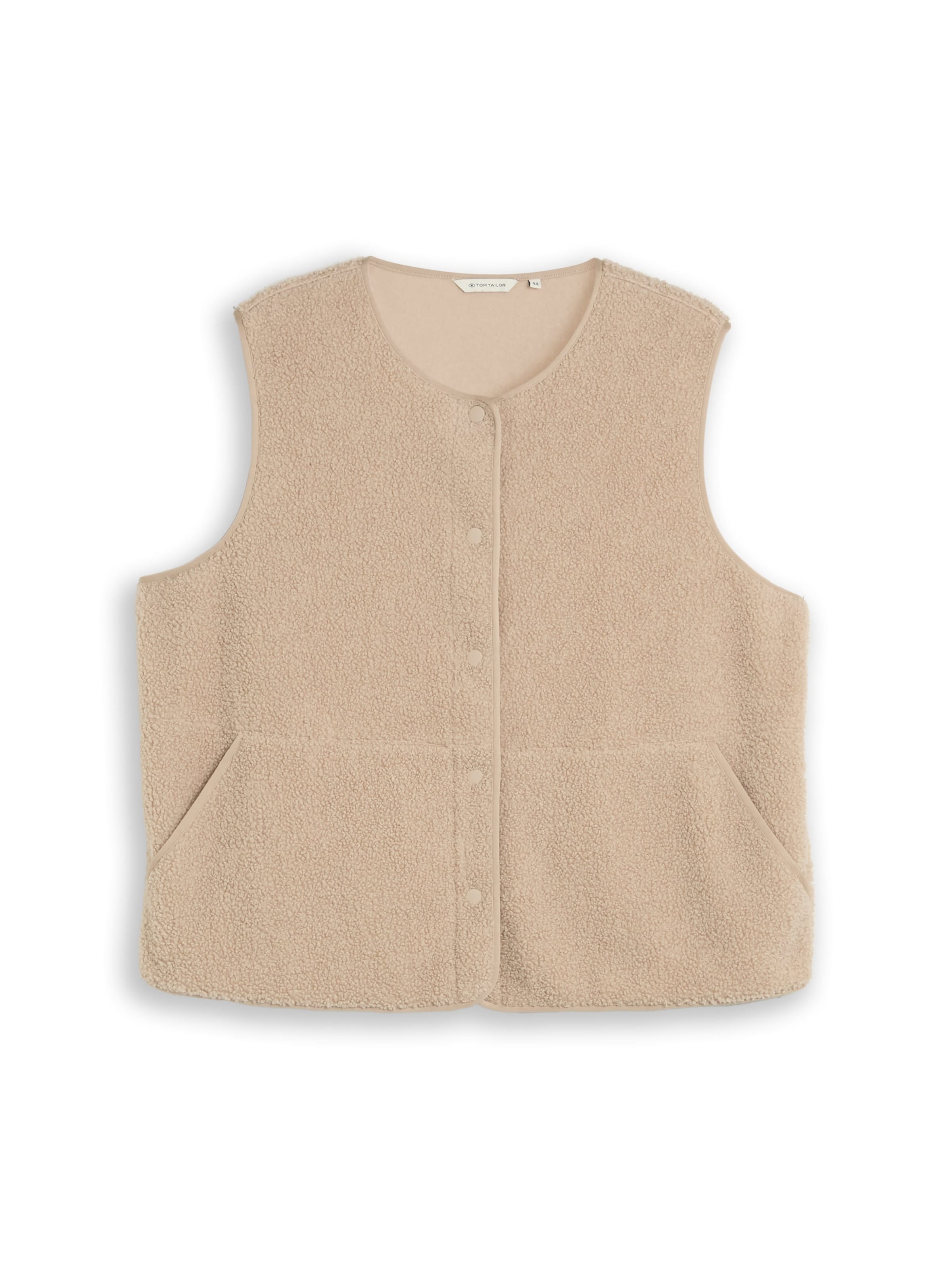 Tom Tailor Women + Vest in XXXL in Sand, Item view