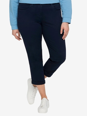 SHEEGO Slimfit Housut värissä sininen: etupuoli