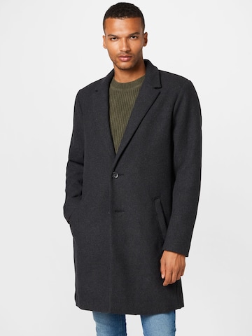 HOLLISTER Демисезонное пальто в Серый: спереди