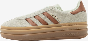 Sneaker low 'GAZELLE BOLD' de la ADIDAS ORIGINALS pe verde: față