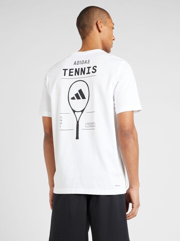 T-Shirt fonctionnel ADIDAS PERFORMANCE en blanc