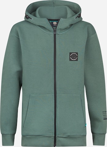 Petrol Industries Sweat jacket 'Siskiyou' in Green: front