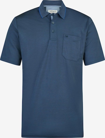 redmond Shirt 'Basic' in Blau: Vorderseite