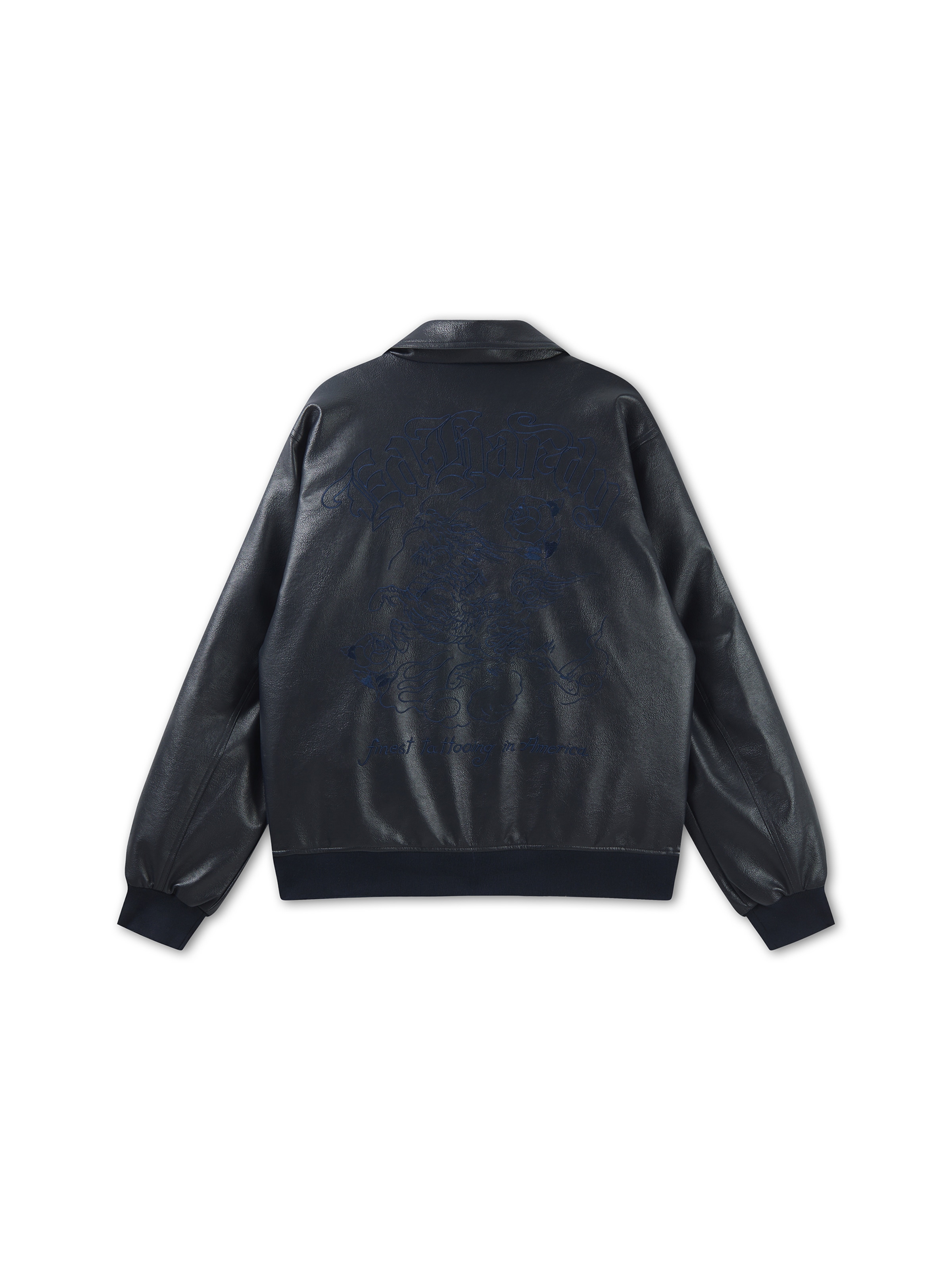 Ed Hardy Přechodná bunda – modrá: zadní strana