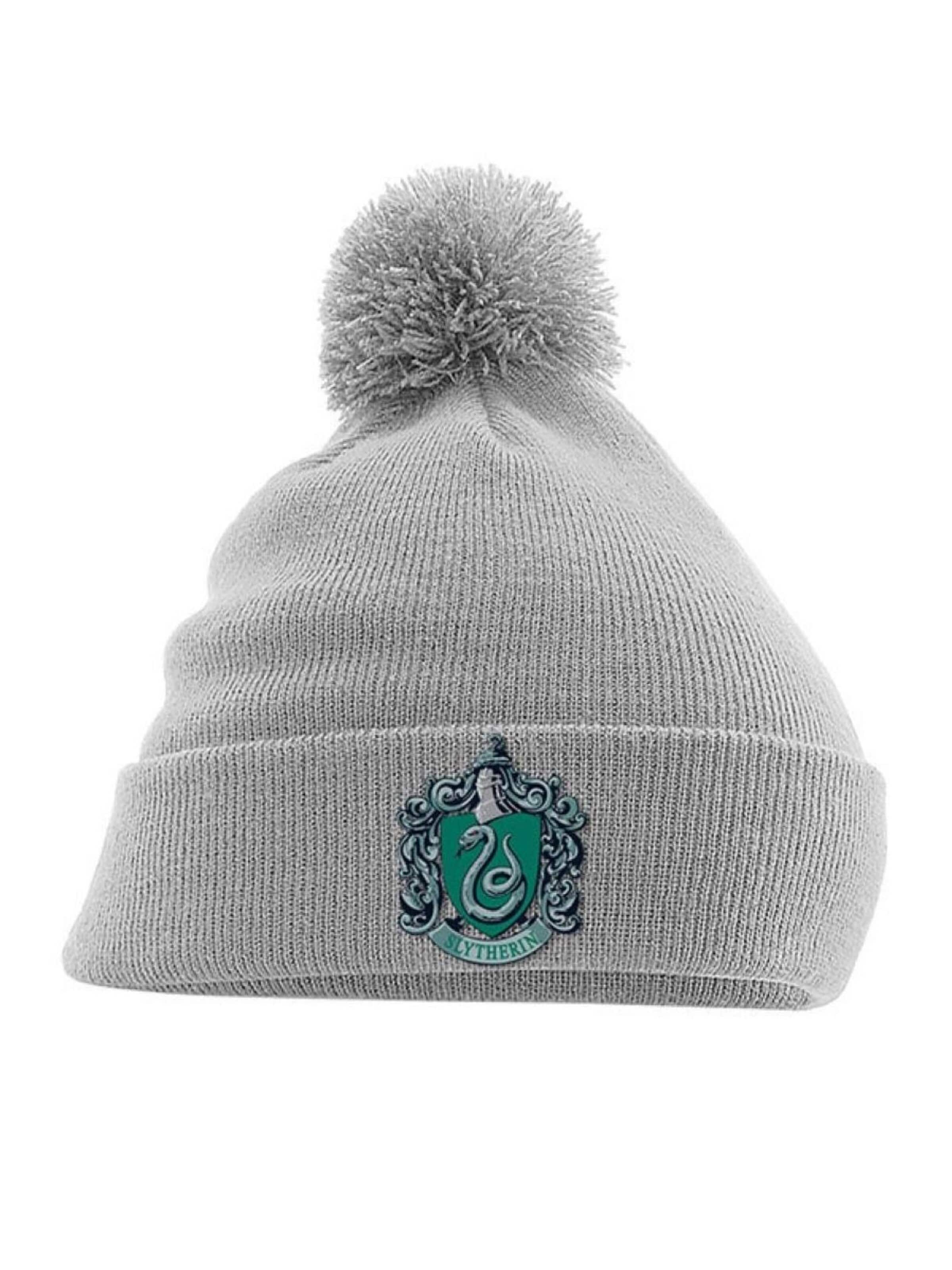 Rockshirts Czapka 'Harry Potter - Slytherin Crest Harry Potter Mütze' w kolorze szary: przód