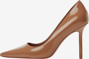 MANGO Pumps 'Regina1' in Bruin: voorkant