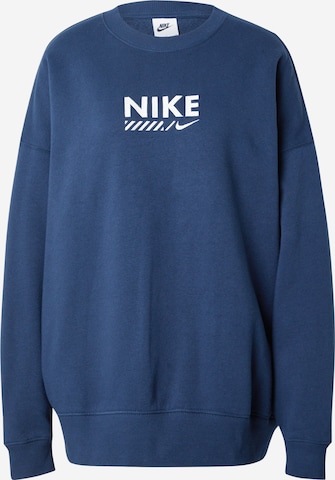 Sweat-shirt Nike Sportswear en bleu : devant