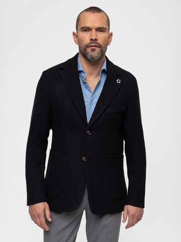 Antioch - Ajuste regular Chaqueta saco en negro: frente