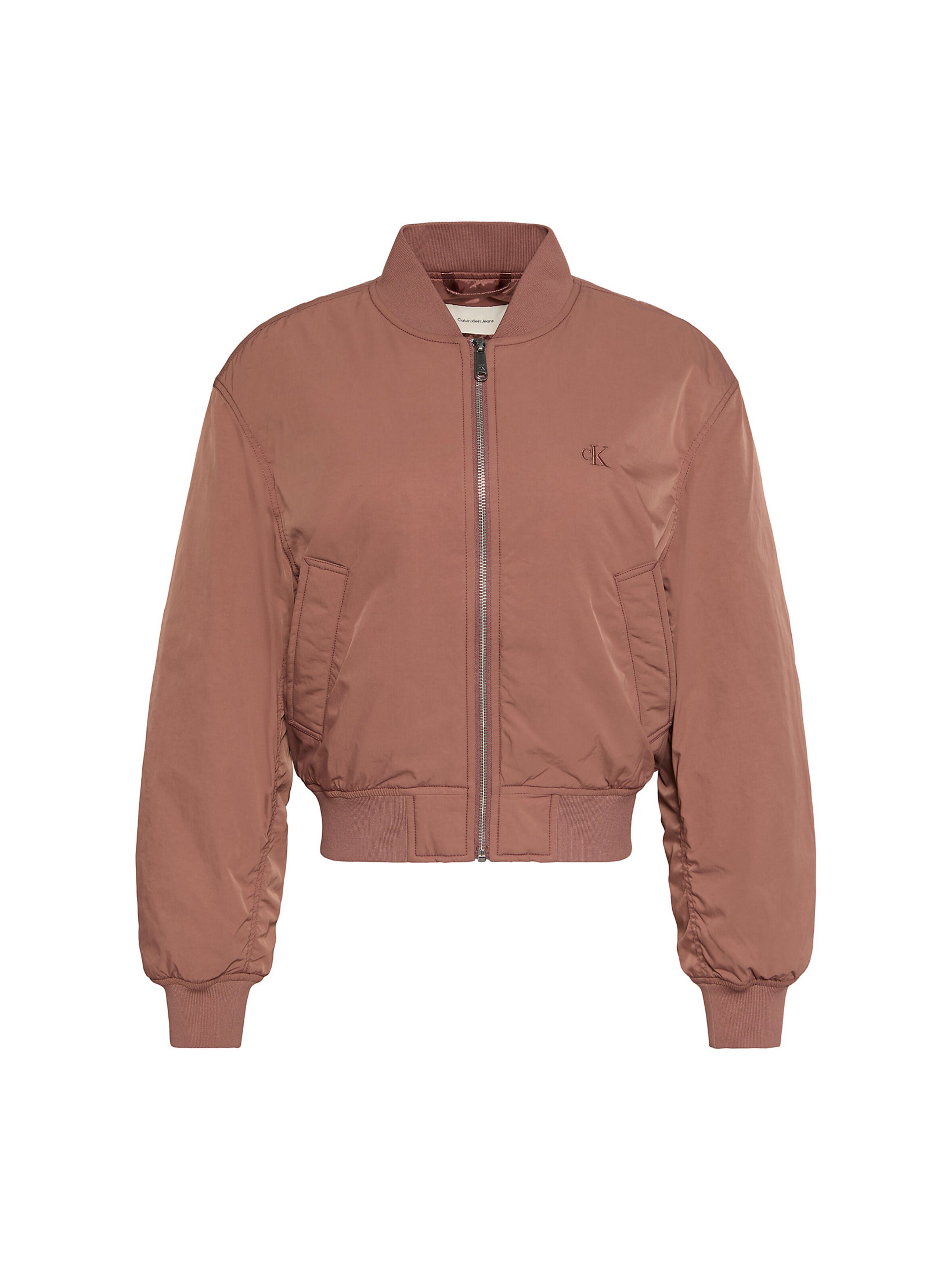 Calvin Klein Jeans Between-season jacket in Brown: front