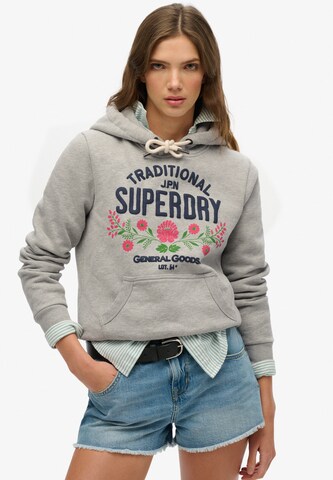 Felpa 'Lot 54' di Superdry in grigio: frontale