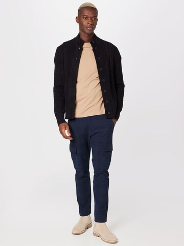 JACK & JONES Strickjacke 'JCOTED' in Schwarz