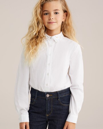 WE Fashion Bluse i hvid
