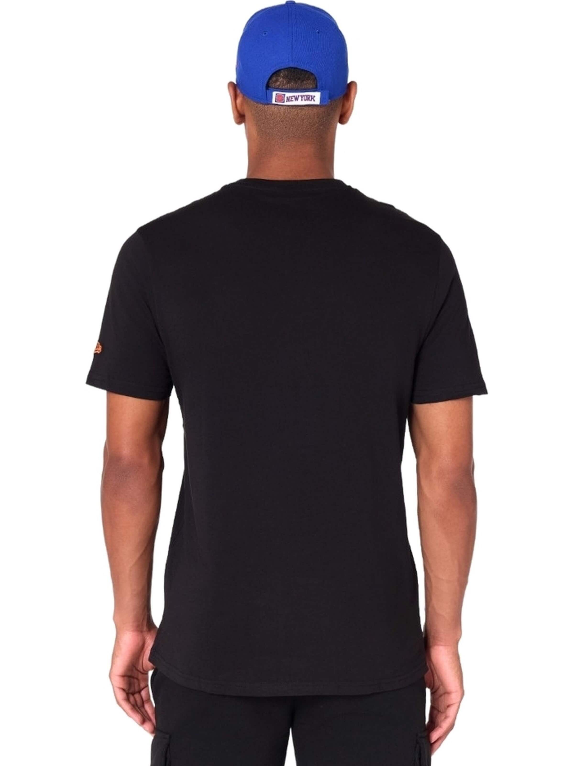 NEW ERA - Camisa 'Camiseta new era negra new york knicks nos nba regular tee neykni' em preto