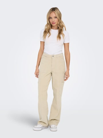 ONLY Regular Cargohose in Beige