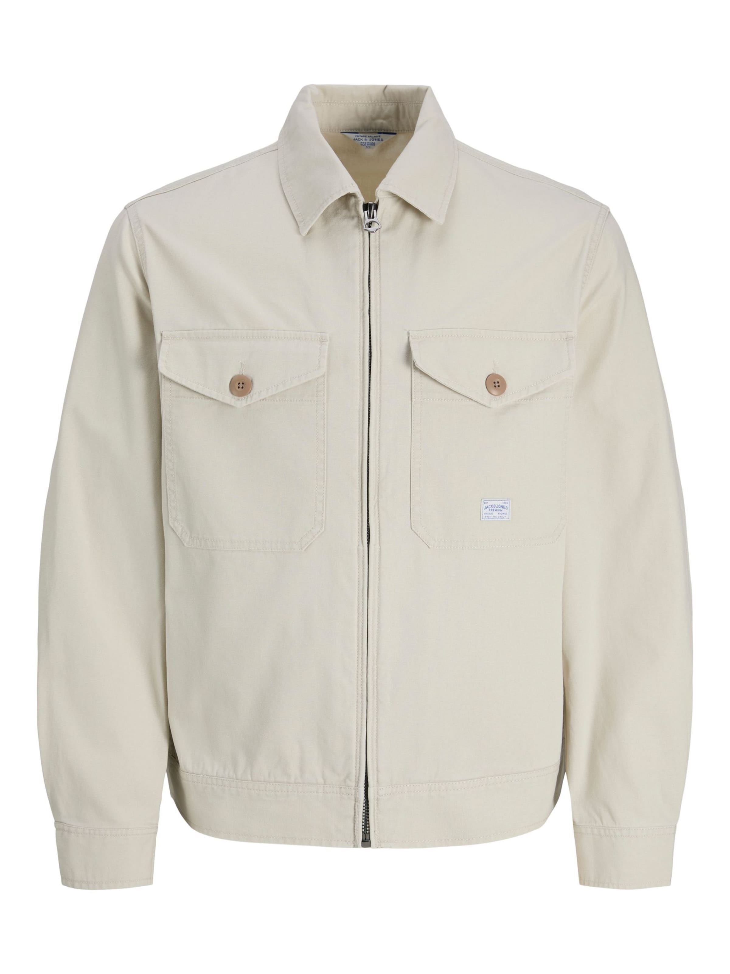 JACK & JONES Chaqueta de entretiempo en gris claro, Vista del producto