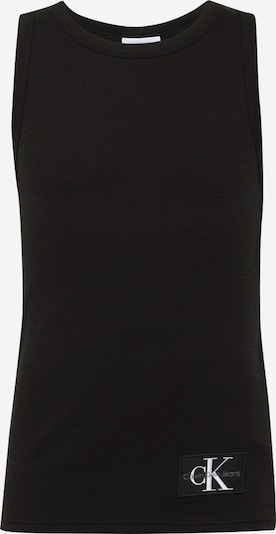 Calvin Klein Jeans Тениска в сиво / черно / бяло, Преглед на продукта