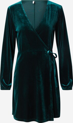 JDY Φόρεμα κοκτέιλ 'VELVY' σε πράσινο: μπροστά